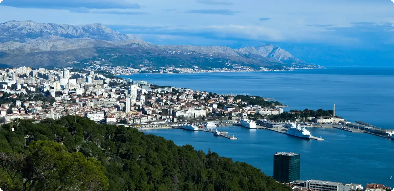 Panorama of Split